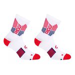 _Chaussettes Courtes Riday Light Blanc/Rouge | BLSM0001.008 | Greenland MX_