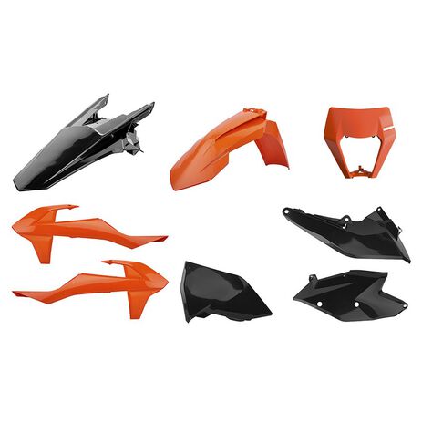 _Kit Plastiques Polisport KTM EXC/EXC-F 17-19 Orange 16 | 90885-P | Greenland MX_