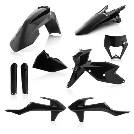 _Full Kit Plastiques Acerbis KTM EXC/EXC-F 17-19 Noir | 0022371.090-P | Greenland MX_