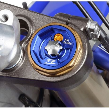 Purgeur d'air de fourche de moto M5 0,8 mm pour Yamaha WR250F WR450F YZ250F  YZ450F Honda Kawasaki Suzuki K.T.M Bleu