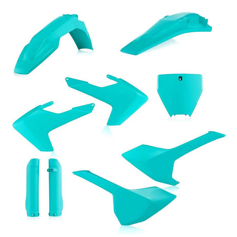 _Full Kit Plastiques Acerbis Husqvarna TC/FC 16-18 Turquoise | 0021831.133 | Greenland MX_