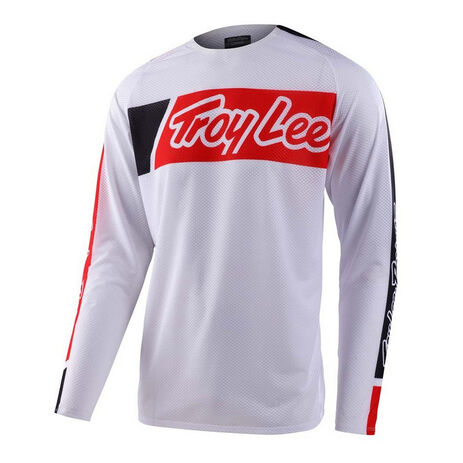_Maillot Troy Lee Designs SE PRO Air Vox Blanc | 355892062-P | Greenland MX_
