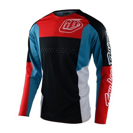 _Maillot Troy Lee Designs PRO Quattro SE Blue Marin/Rouge | 301977022-P | Greenland MX_