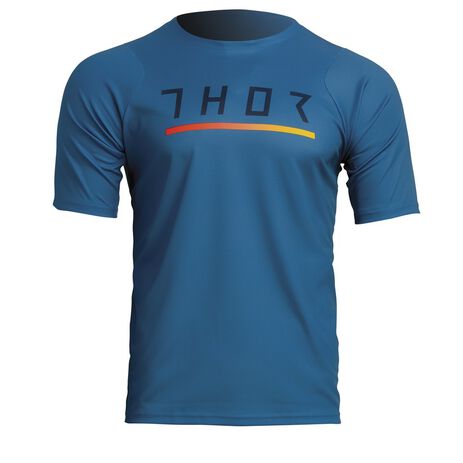 _ Maillot Manches Courtes Thor Assist MTB Caliber Turquoise | 5020-0013-P | Greenland MX_