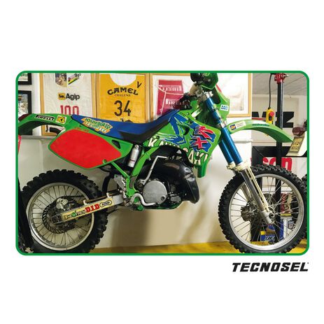 _ Housse de Selle Tecnosel Replica Team Kawasaki 1993 KX 125/250 92-93 | 14V00 | Greenland MX_