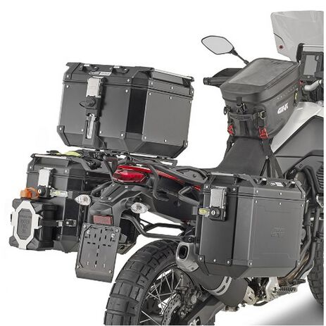 _Support Tubulaires PL One-Fit pour Valises Latérales Monokey Cam-Side Trekker Outback Yamaha Ténéré 700 19-.. | PLO2145CAM | Greenland MX_