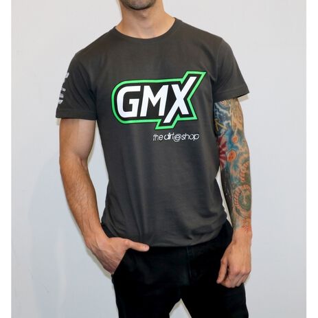_T-shirt Logo GMX Gris | PU-TGMX16GY | Greenland MX_
