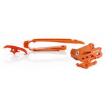 _Kit Guidechaine + Patin de Chaine Acerbis KTM EXC/EXC-F 17-20 Orange | 0022349.010 | Greenland MX_