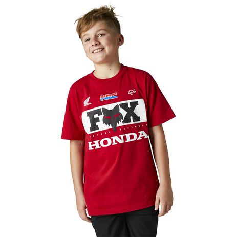 _T-shirt Enfant Fox Honda Rouge | 29175-122 | Greenland MX_