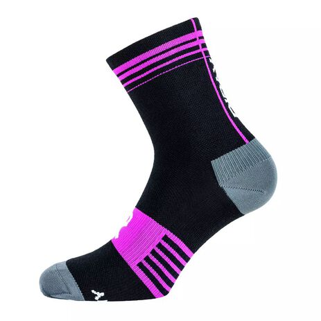 _Chaussettes Femme Riday Heavy Noir/Rose | BHSW001.004 | Greenland MX_