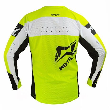 _Maillot Mots Step 7 Jaune Fluo | MT2117LY-P | Greenland MX_