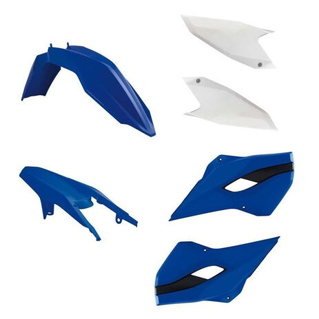 _Kit plastiques Race Tech Husaberg TE/FE 13-14 Bleu/Blanc | RTKITHBG-OEM-400 | Greenland MX_