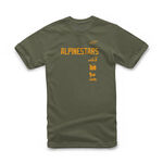 _T-Shirt Alpinestars Stacker Vert | 1213-72630-690-L-P | Greenland MX_