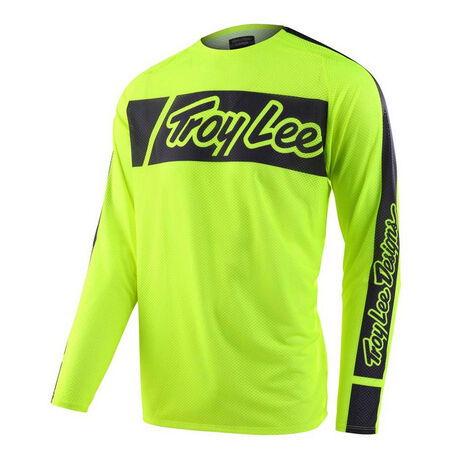 _Maillot Troy Lee Designs SE PRO Air Vox Jaune Fluo | 355892052-P | Greenland MX_