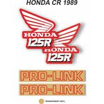 _Kit Autocollants OEM Honda CR 125 R 1989 | VK-HONDCR12589 | Greenland MX_