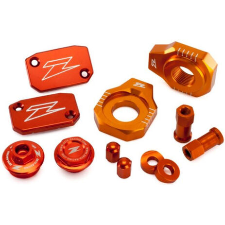 _Kit d'accessoires Aluminium Zeta Racing KTM SX 250 13-18 SX-F 250/350/450 13-18 Orange | ZE51-2443 | Greenland MX_