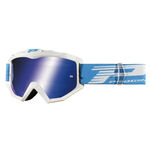_Lunettes Pro Grip 3201 FL Atzaki Miroir Blanc/Bleu | GPG-3201FLWH-P | Greenland MX_