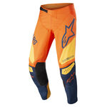 _Pantalon Enfant Alpinestars Racer Factory Orange/Blue Marin/Jaune | 3741022-4075 | Greenland MX_
