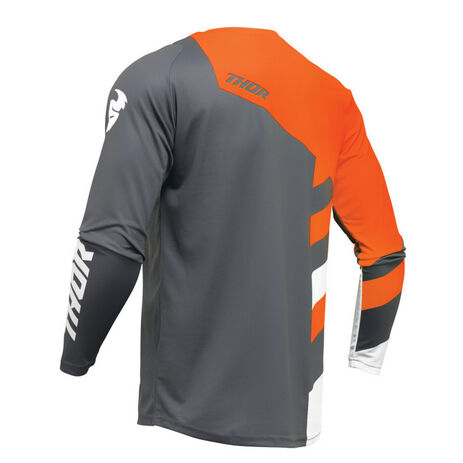 _Maillot Thor Sector Checker Gris/Orange | 2910-7587-P | Greenland MX_