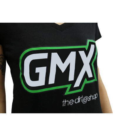 _T-shirt Femme Logo GMX Noir | PU-TGMXW16BK | Greenland MX_