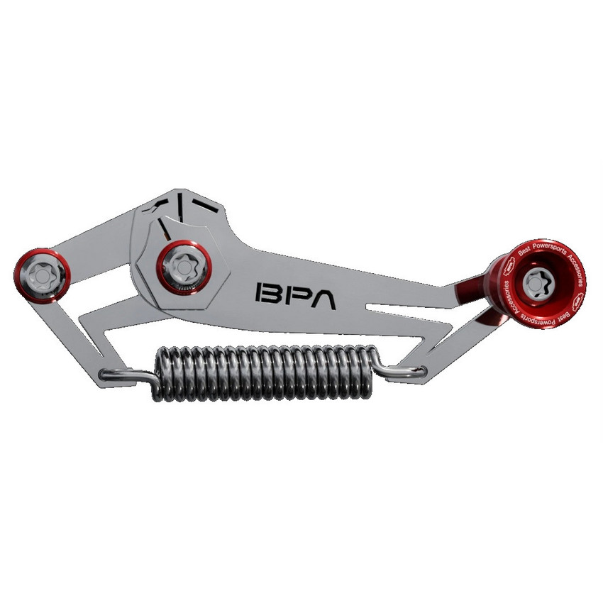 Tendeur de chaîne moto, quad BPA-Racing rouge - Pièces équipement moto