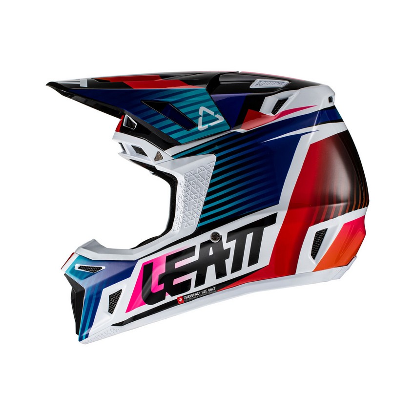 Leatt Kit Casque MX avec Masque Moto 8.5 V23 Royal